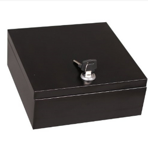 Efectivo de acero y caja de llaves